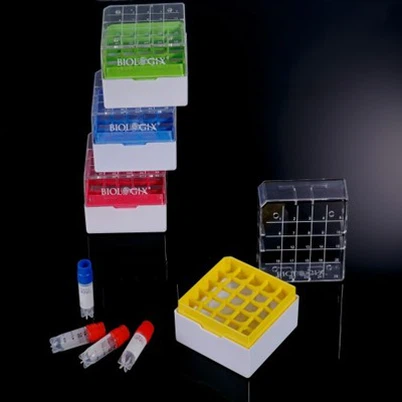 5X5 25 منطقه رنگ های مختلف جعبه کریوژن PC