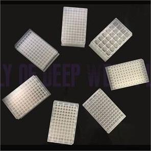 کارخانه عمده فروشی 96 صفحات چاه عمیق U V پایین دور چاه مربع 0.5ml 1.0ml 1.6ml 2.2ml 10mlDeep خوب صفحات Kinfisher فلکس